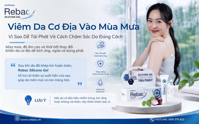  Viêm da cơ địa vào mùa mưa là như thế nào